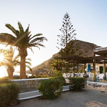 Glaros Luxury Studio On The Beach Daire Arkasa Dış mekan fotoğraf