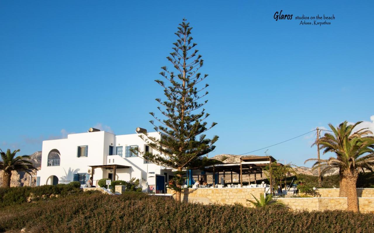 Glaros Luxury Studio On The Beach Daire Arkasa Dış mekan fotoğraf